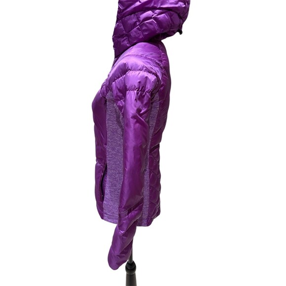 Lululemon Down For A Run Jacket Womens Size 4 Purple Hooded Full Zip Down - Picture 8 of 14